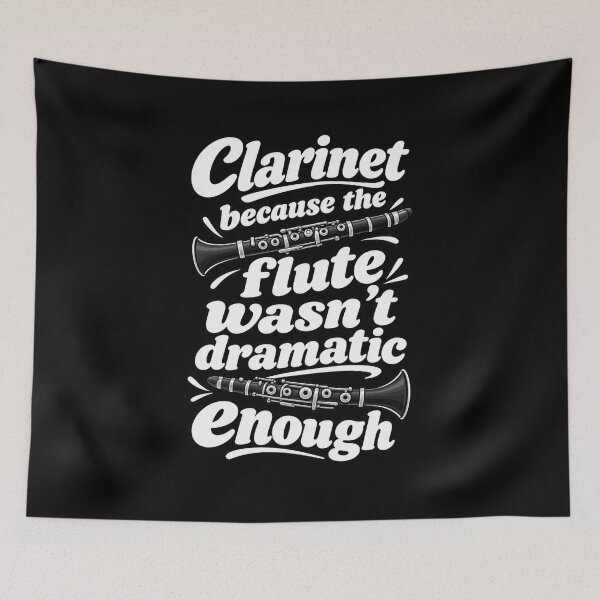 Item preview, Clarinet because the flute wasn't dramatic enough designed and sold by Konvero.