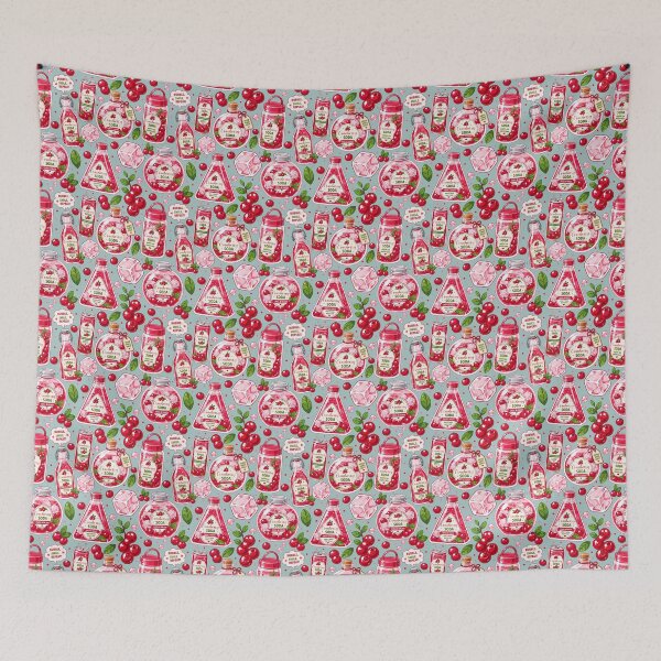 Item preview, Cute Cranberry Soda Seamless designed and sold by KJackArtwork.