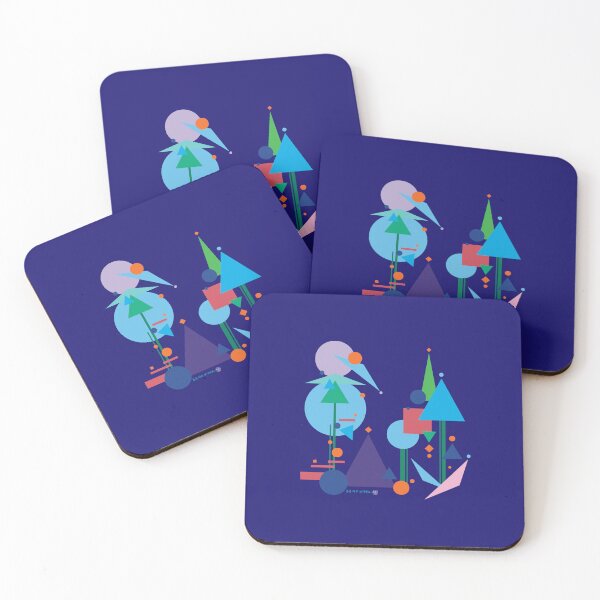 Item preview, Geometric blue Village designed and sold by LILY*.