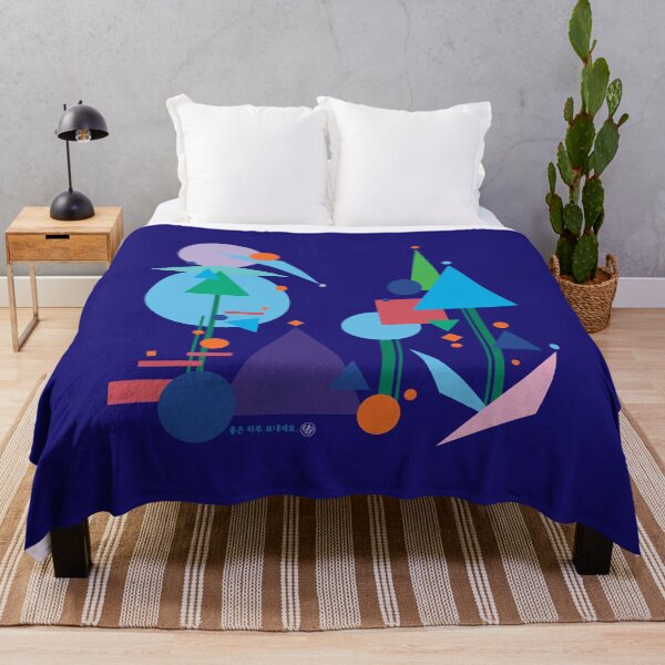 Item preview, Geometric blue Village designed and sold by LILY*.
