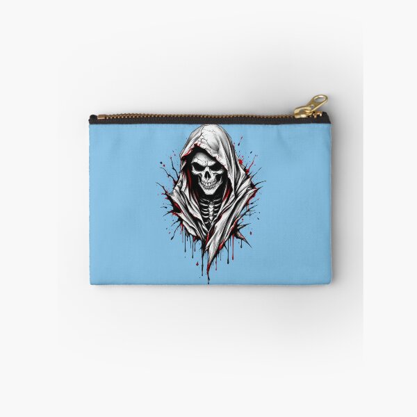 Item preview, Grim Reaper Skeleton with Blood Splatter – Gothic Dark Art designed and sold by littlepiptales.