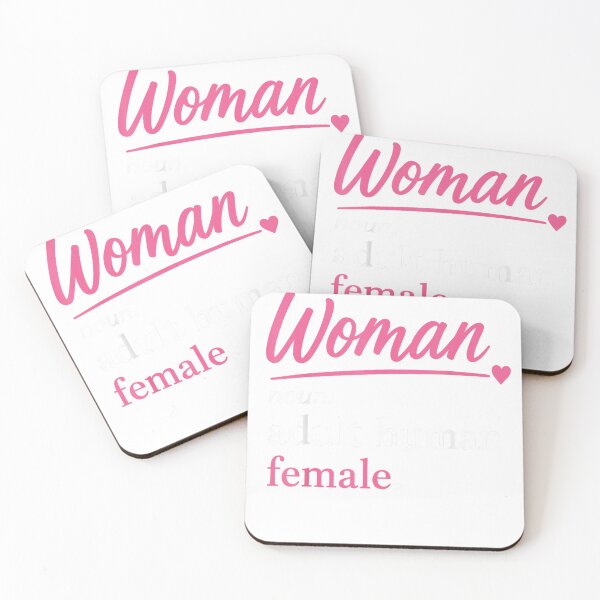 Item preview, Woman Definition Pink Feminine Quote Heart designed and sold by otaku.edwardj.