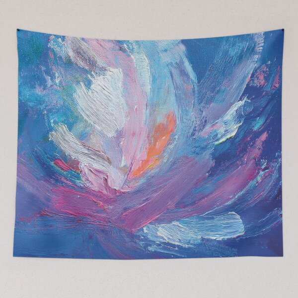 Item preview, Abstract work in pink, blue and white designed and sold by Photopat.