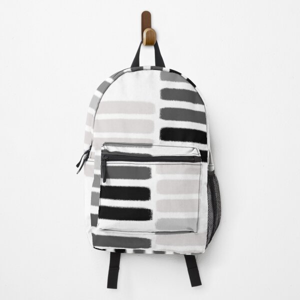 Artikelvorschau, Modernes, minimalistisches horizontales Streifenmuster – geometrische, monochrome Linien entworfen und verkauft von LittleHappiness by Kamollak .