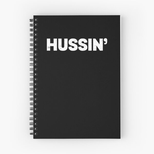 Item preview, HUSSIN' White Block Letter Meme designed and sold by elderberry.