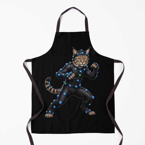 Item preview, Cyberpunk Ninja Cat - Neon Stealth Warrior Sci Fi Art designed and sold by TOOBIC.