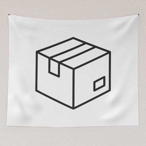 Item preview, Cardboard Shipping Box Line Icon designed and sold by VectorForge Studio.