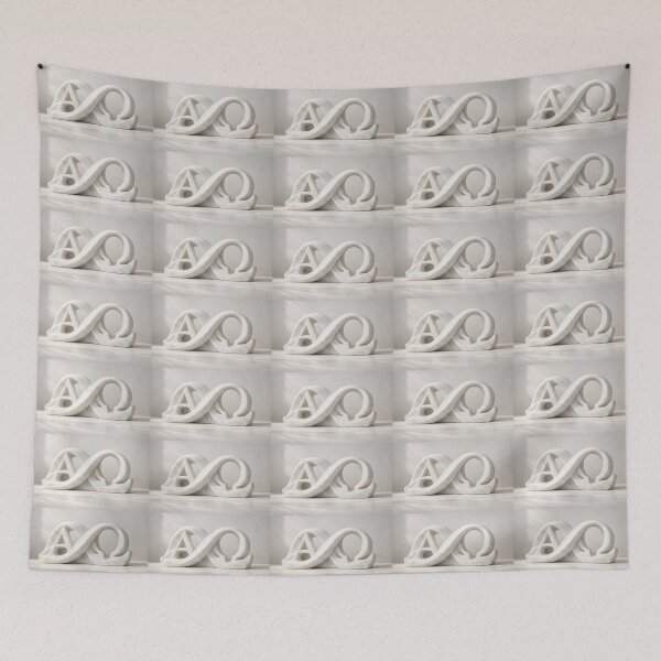 Item preview, Abstract White Marble Knot Sculpture Art designed and sold by Ink-verse-.