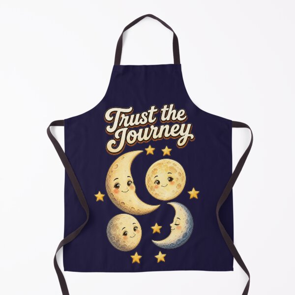 Item preview, Trust the Journey – Cute Moon & Stars Celestial Design designed and sold by Cartoon art with a purpose ❤️ Supporting Althea’s friends .