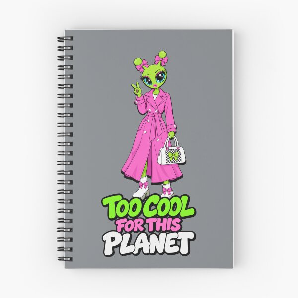 Item preview, Too Cool for This Planet – Alien Fashion Girl designed and sold by Aimetoi.