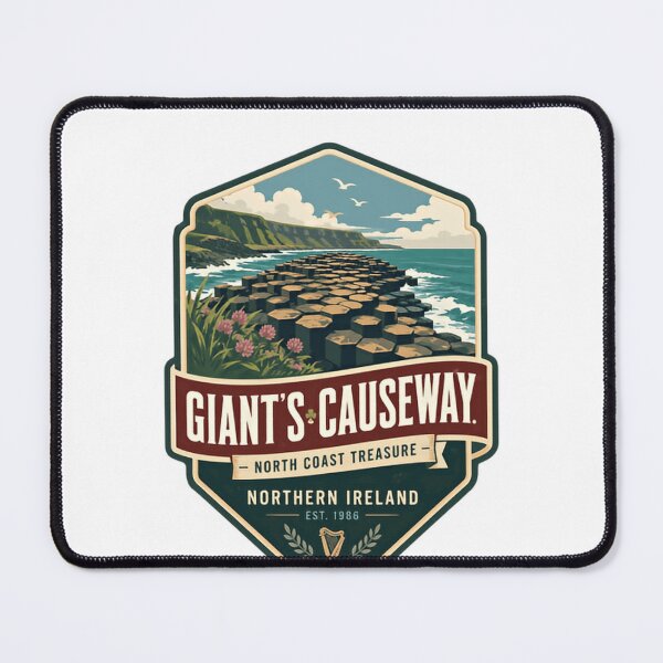Item preview, Giant's Causeway North Coast Treasure Northern Ireland Travel Souvenir designed and sold by Star3NowForMe.