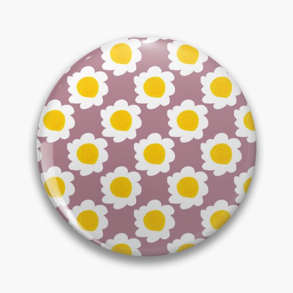 Item preview, Danish Pastel Lilac Daisy Mid Century Retro Pattern designed and sold by CaramelCo.