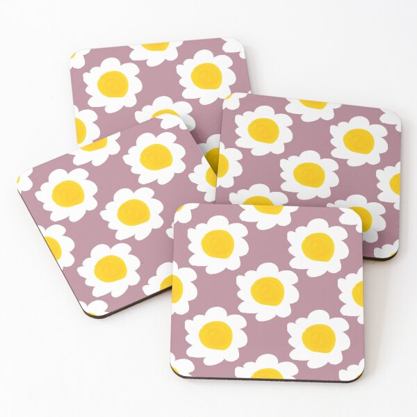 Item preview, Danish Pastel Lilac Daisy Mid Century Retro Pattern designed and sold by CaramelCo.