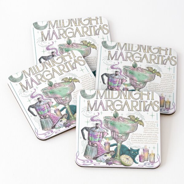 Item preview, Midnight Margaritas Witchy Cocktail Halloween Art designed and sold by otaku.edwardj.