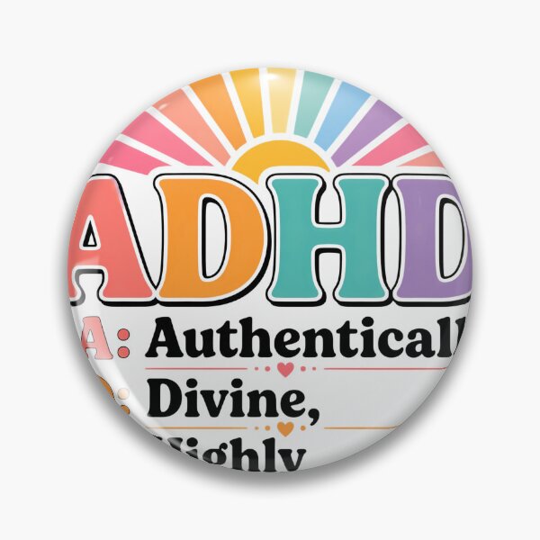 Artikelvorschau, ADHD – Authentically Divine Highly Distracted entworfen und verkauft von Noventra112.