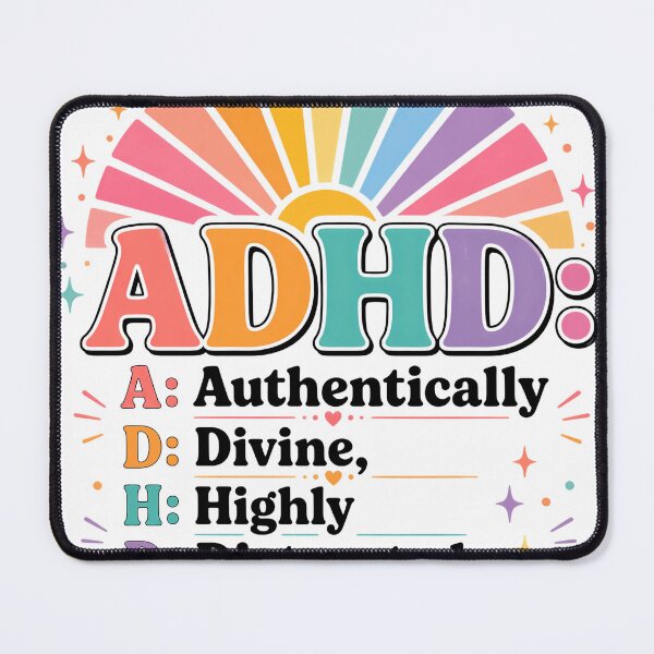 Item preview, ADHD – Authentically Divine Highly Distracted designed and sold by Noventra112.