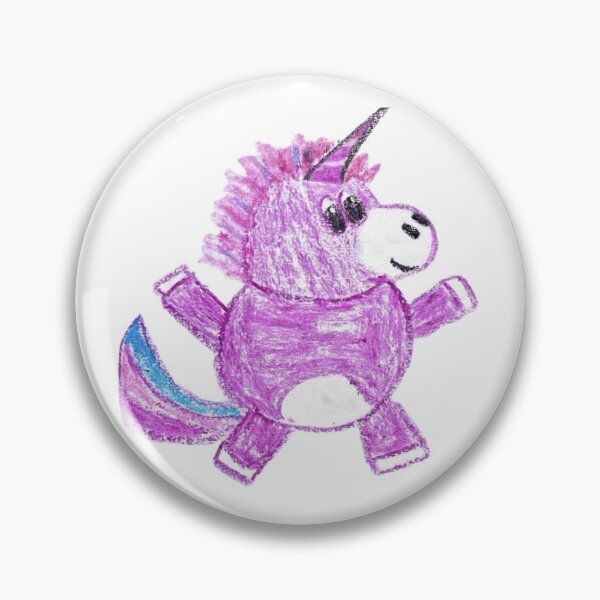 Item preview, Cute Pink Unicorn Crayon Drawing designed and sold by MagicYana.