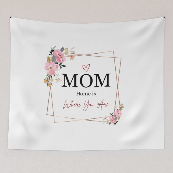 Item preview, Mom Home Is Where You Are | Cozy Mother's Day Design designed and sold by FlareCraftStudio.