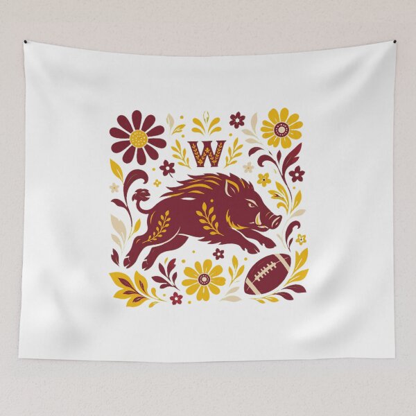 Item preview, Retro Boar Football Floral Vintage Spirit Shirt designed and sold by yirwin095.