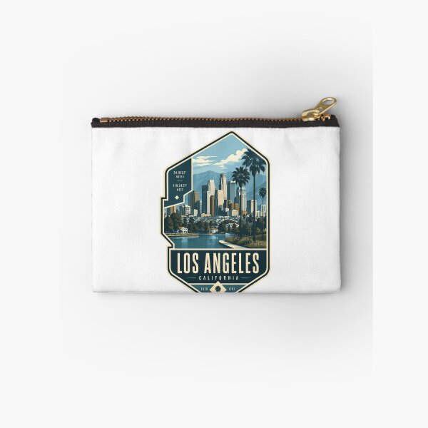 Item preview, Los Angeles California Estd 1781 City Travel Tourist Resident Hometown Souvenir Pride Coordinates designed and sold by Star3NowForMe.