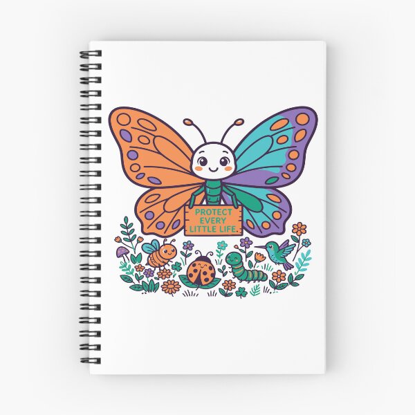Item preview, Protect Every Little Life Cute Butterfly And Friends designed and sold by Nuvoro Eco Awareness.