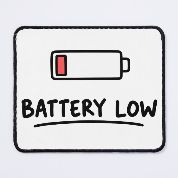 Item preview, Battery low sticker designed and sold by H-Tsvetkova.