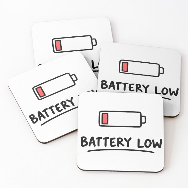 Item preview, Battery low sticker designed and sold by H-Tsvetkova.
