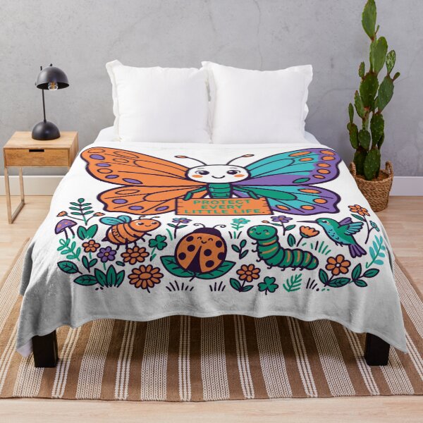 Item preview, Protect Every Little Life Cute Butterfly And Friends designed and sold by Nuvoro Eco Awareness.