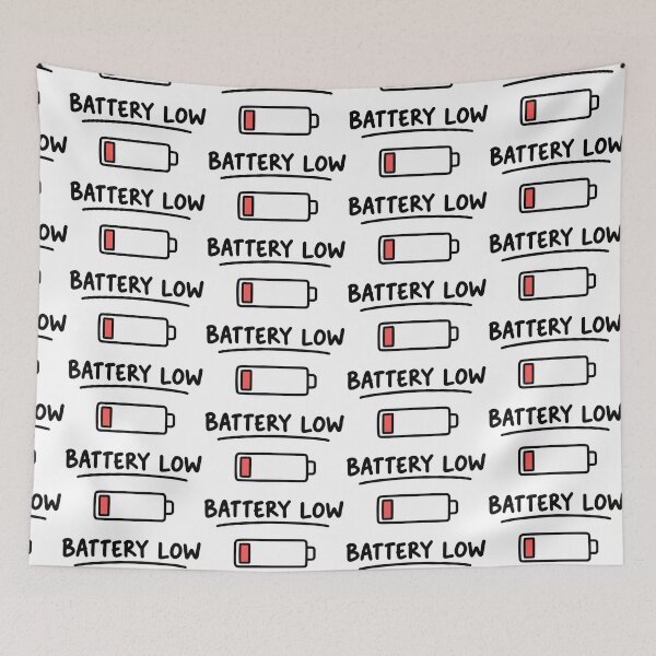 Item preview, Battery low sticker designed and sold by H-Tsvetkova.