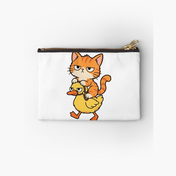 Item preview, Grumpy Cat Riding a Duck Funny Animal designed and sold by MewMade.