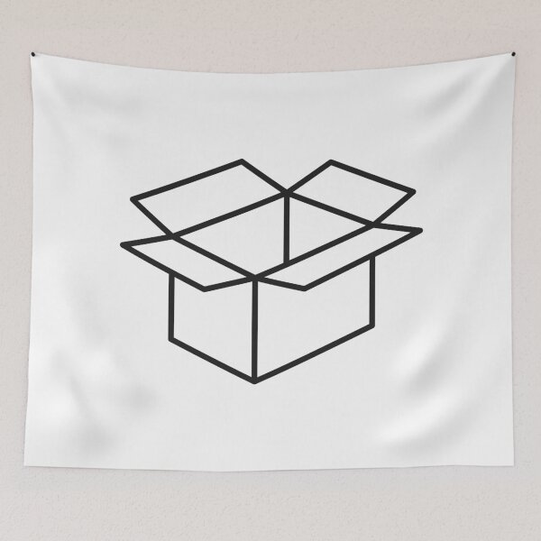 Item preview, Open Cardboard Box Packaging Line Icon designed and sold by VectorForge Studio.