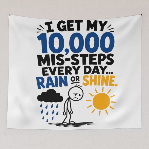 Item preview, 10,000 Misteps designed and sold by 321IslandPrints.