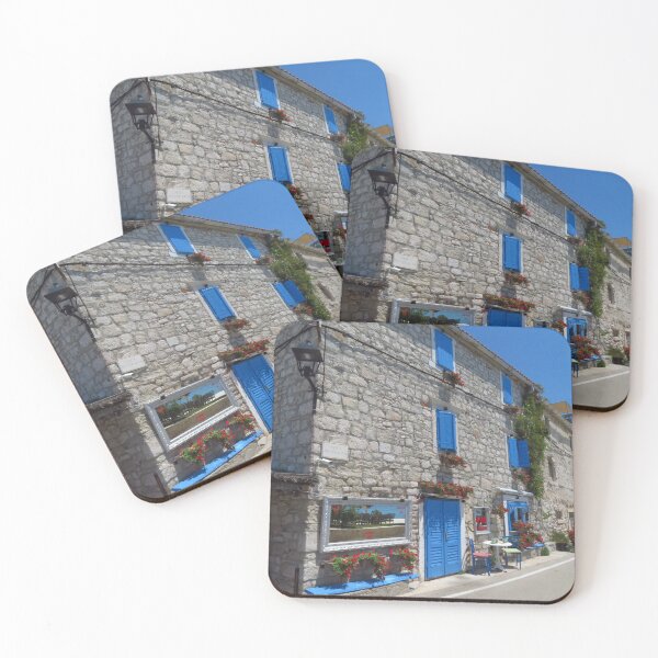 Item preview, Casa de piedra, contraventanas azules, Tribunj, Croacia designed and sold by wiggyofipswich.