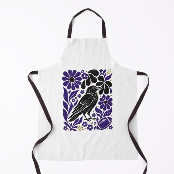 Item preview, Boho Raven Floral Football Art designed and sold by Centano94.