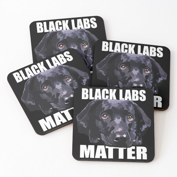 Item preview, Black Labs Matter Labrador Puppy designed and sold by Just-Arts-4U.