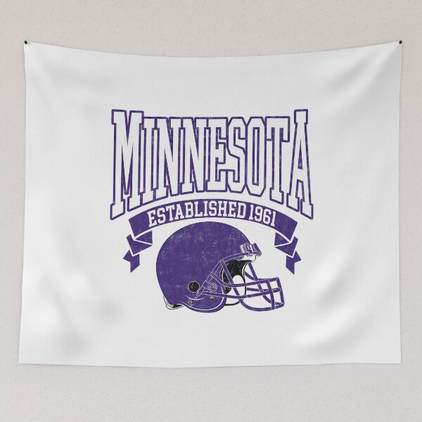 Item preview, Minnesota Retro Football Helmet Vintage Graphic designed and sold by vandewalker.