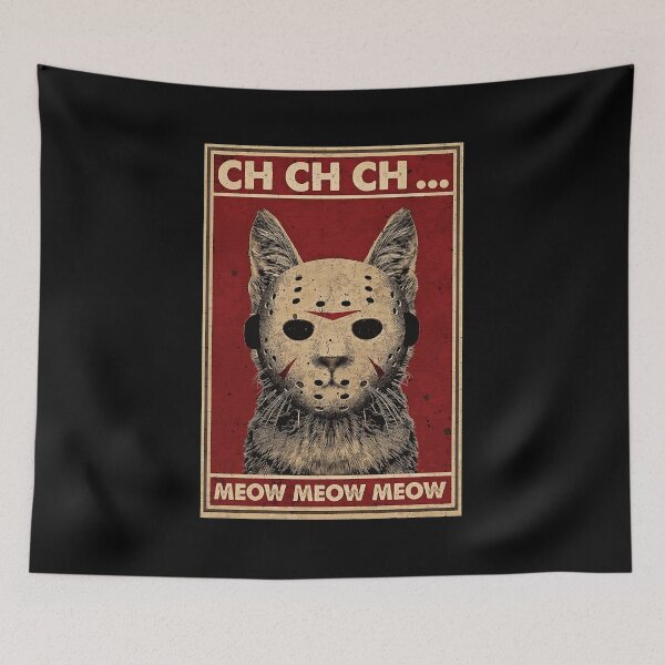 Item preview, Funny Cat Horror Mask designed and sold by MorgiaKmar.