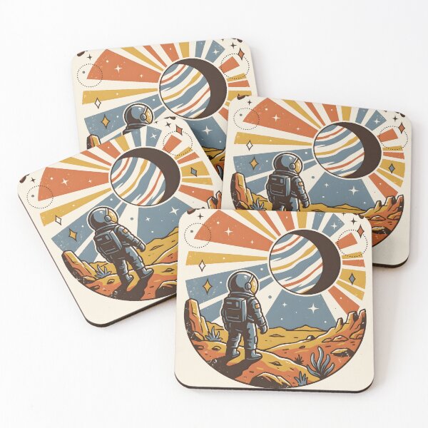 Item preview, Lost in the Right Direction Retro Astronaut designed and sold by hutofdesigns.