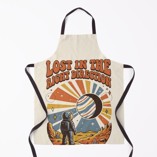 Item preview, Lost in the Right Direction Retro Astronaut designed and sold by hutofdesigns.