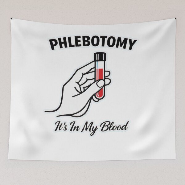 Item preview, Phlebotomy It Is In My Blood Minimalist Lab Tech designed and sold by Timeless Junction.