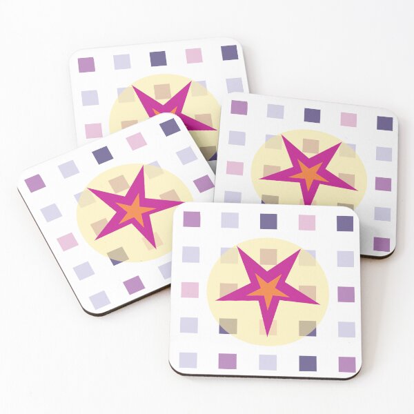 Item preview, Purple grid with star  designed and sold by katherine montalto.