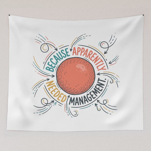 Item preview, Because Apparently Recess Needed Management designed and sold by bihtti.