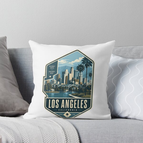 Item preview, Los Angeles California Estd 1781 City Travel Tourist Resident Hometown Souvenir Pride Coordinates designed and sold by Star3NowForMe.