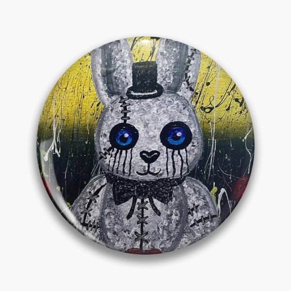 Item preview, “Stitched With Love” – Gothic Nightmare Bunny designed and sold by Unhinged Art.