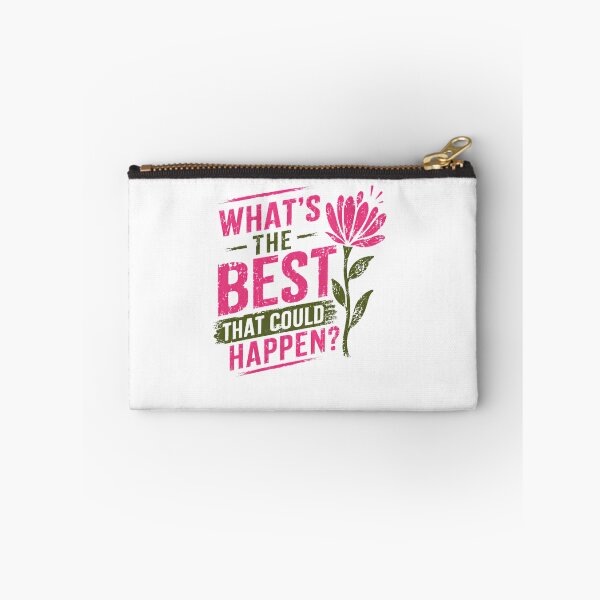 Item preview, What's The Best That Could Happen? Optimism Inspirational Motivational Quote designed and sold by HumansStuck12.