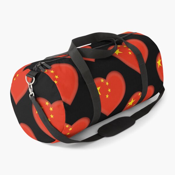 Item preview, China Flag Heart 3D Chinese Heritage Love Gift Design designed and sold by yazdogs.