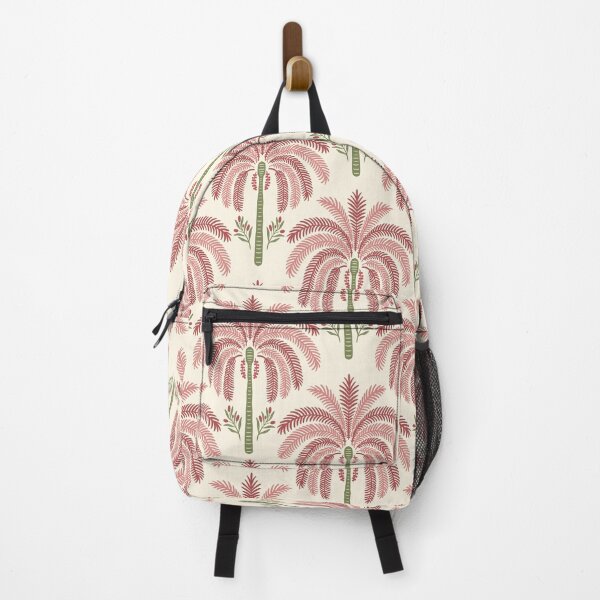 Item preview, Tropical pattern with pink palm trees designed and sold by Biacladen.