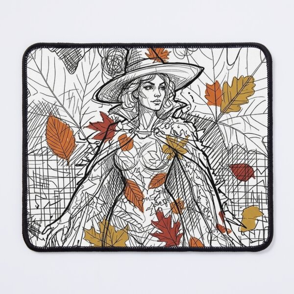 Item preview, Autumn Witch - Foliage Queen Gothic Nature Graphic Art designed and sold by FreiherrPK.