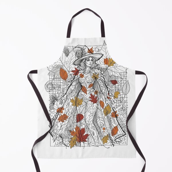 Item preview, Autumn Witch - Foliage Queen Gothic Nature Graphic Art designed and sold by FreiherrPK.
