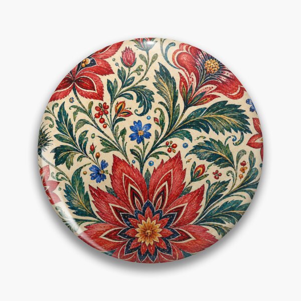 Item preview, Podhale Mountain Folk Flowers – Polish Folk Floral Art designed and sold by MarekoraStudio.